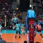 Jakarta Electric PLN sukses menumbangkan Jakarta BIN dengan skor 3-0 pada putaran kedua babak final four PLN Mobile Proliga di Gedung Olahraga Jatidiri, Semarang, Jawa Tengah pada Jumat (12/7).