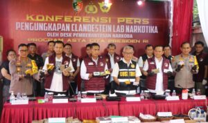 Polri Bongkar Jaringan Clandestine Lab Narkoba Senilai Rp 1,5 Triliun di Bali