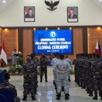 Lantamal VIII Manado upacara penutupan Corpat Philindo XXXVIII-24, di Grha Yos Sudarso, Senin (18/11/2024)