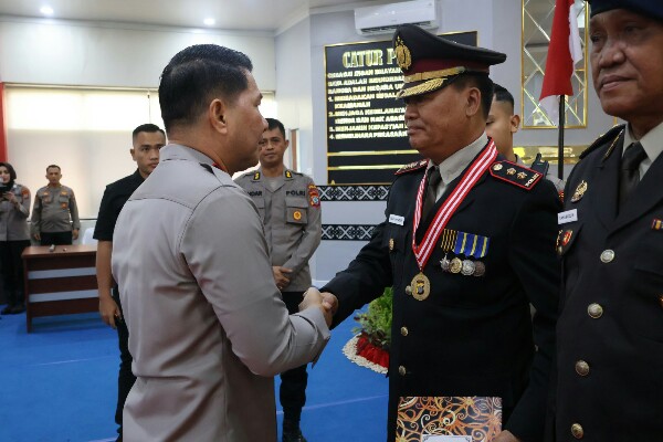 Kapolda Roycke Langie Pimpin Wisuda Purnabakti 103 Personel Polri