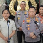 Menhut (Menteri Kehutanan) Raja Juli Antoni bertemu Kapolri Jenderal Listyo Sigit Prabowo di Mabes Polri, Senin (4/11/2024).