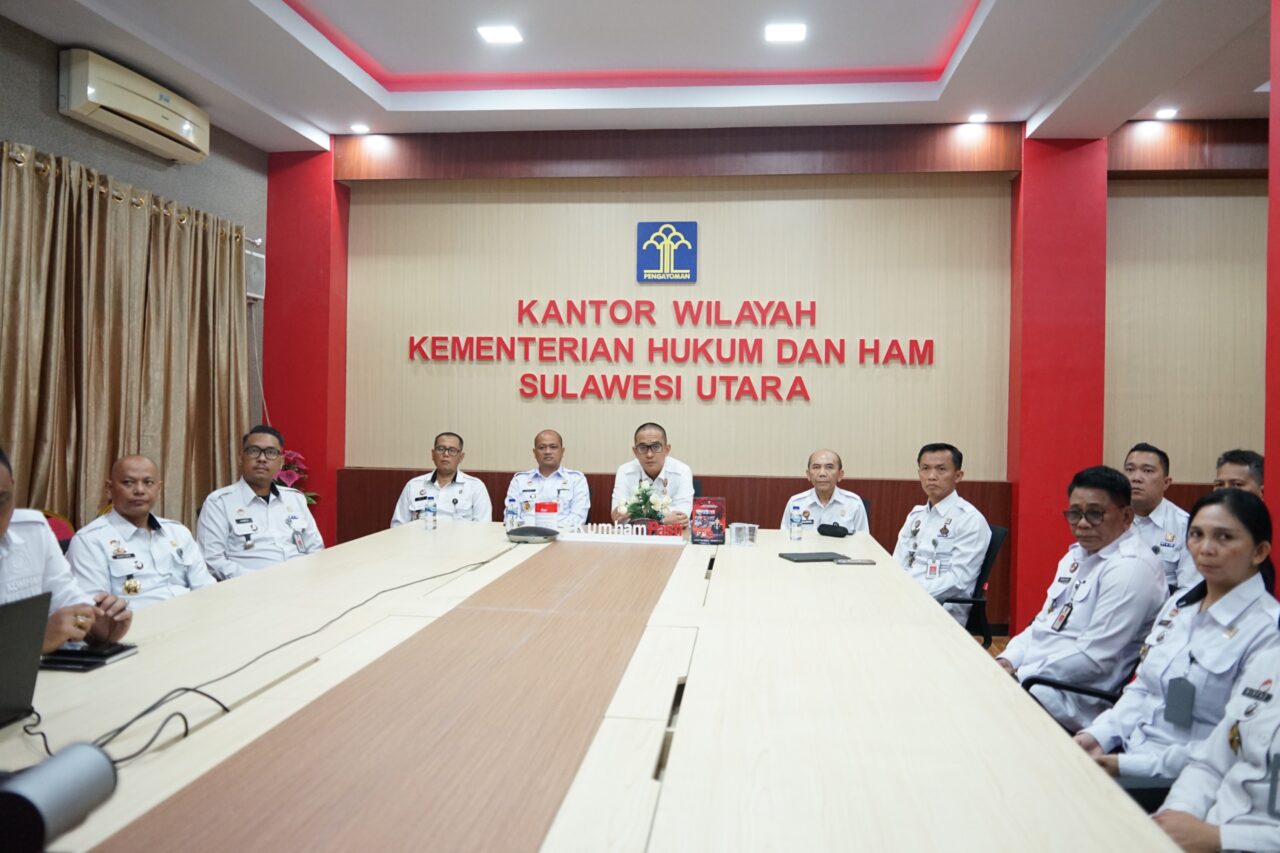 Inspektorat Jenderal Kementerian Hukum dan HAM (Kemenkumham) mengadakan kegiatan Sosialisasi Perluasan Data Responden Survei Penilaian Integritas (SPI) KPK 2024 secara daring, Rabu (16/10).