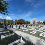 PIKK PLN UP3 Palu Tabur Bunga di Taman Makam Pahlawan Nasional Tatura