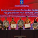 Kantor Wilayah Kementerian Hukum dan HAM Sulawesi Utara melaksanakan Penandatanganan Perjanjian Kerja Sama (PKS) dengan PT Cargill Indonesia dan PT Bank Syariah Indonesia (BSI) Area Manado.