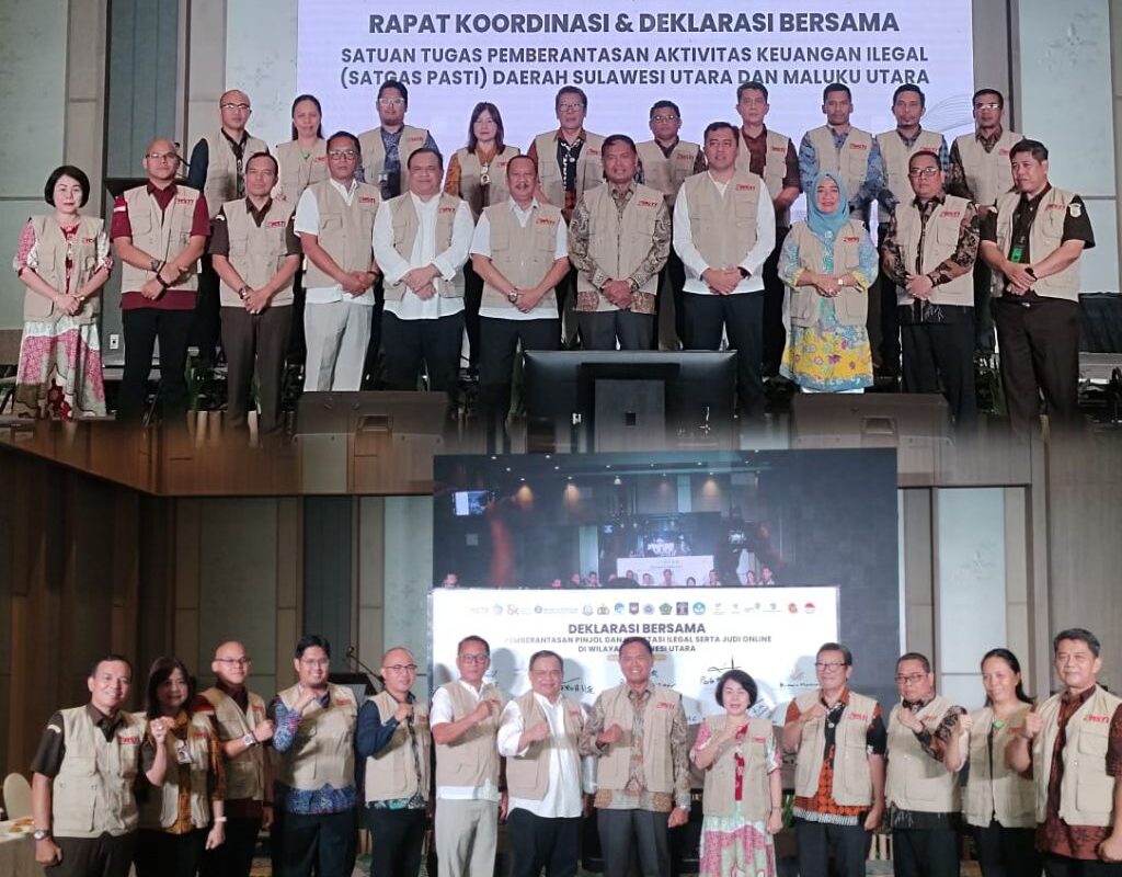 Kadiv YankumHAM Hadiri Rakor dan Deklarasi Bersama Satgas PASTI Daerah Sulut dan Malut