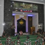 Prajurit Korem 131/Santiago Melaksanakan Doa Bersama dalam rangka hari Juang TNI AD Bertempat di Masjid Kyai Modjo dan Aula Makorem 131/Stg, Jumat (13/12/2024).