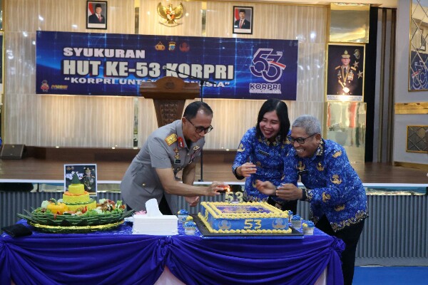 Polda Sulut Gelar Syukuran HUT ke-53 Korpri