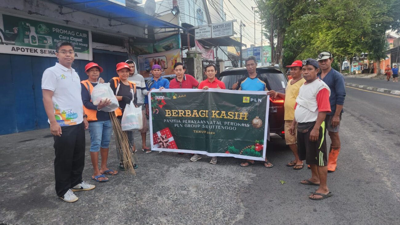 Sambut Natal, PLN Suluttenggo Gelar Kegiatan Peduli Kasih bagi Sesama