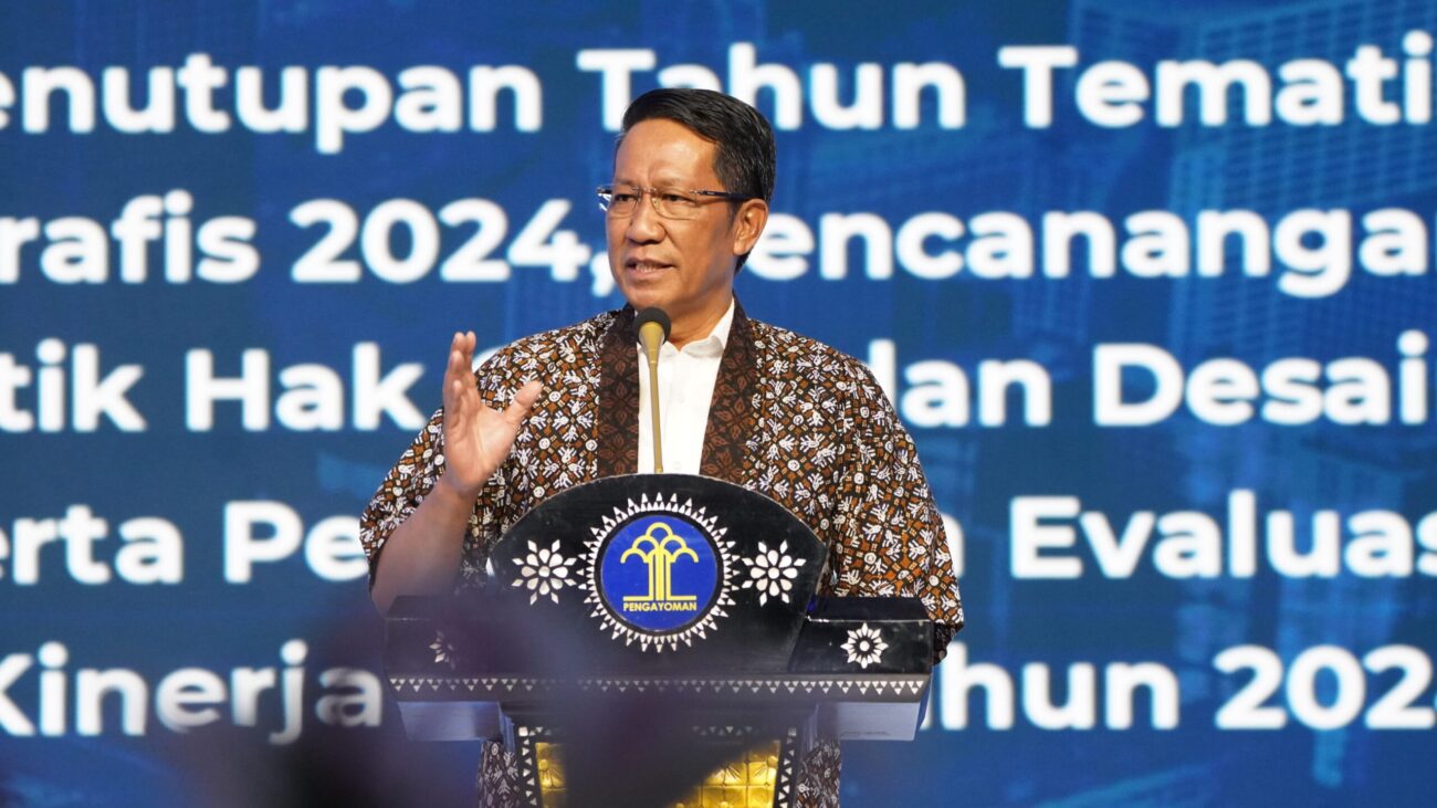Menteri Hukum Supratman Andi Agtas menyatakan bahwa Tahun Tematik Indikasi Geografis (IG) 2024 telah menjadi momentum