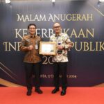 Kemenkum Raih Terbaik ke 3 Anugerah Keterbukaan Informasi Publik 2024