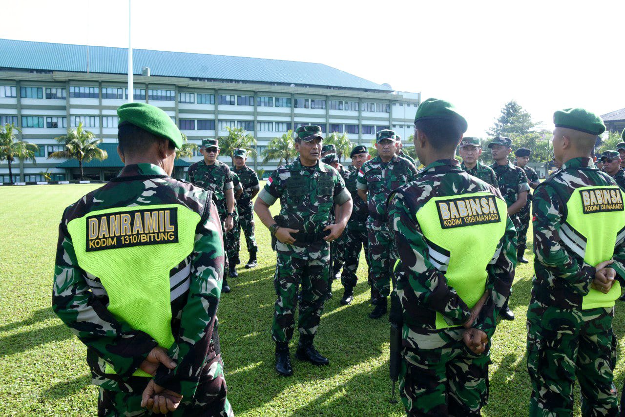 Kodam XIII/Merdeka Kodam XIII/Merdeka Gelar Apel Pasukan Pengamanan Nataru