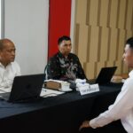 Seleksi Kompetensi Bidang (SKB) Wawancara untuk penerimaan Calon Pegawai Negeri Sipil (CPNS) Kemenkumham tahun 2024 diikuti oleh peserta