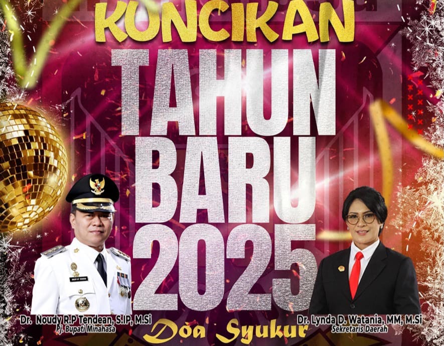 Pemkab Minahasa Gelar Kuncikan Tahun Baru 2025 Besok