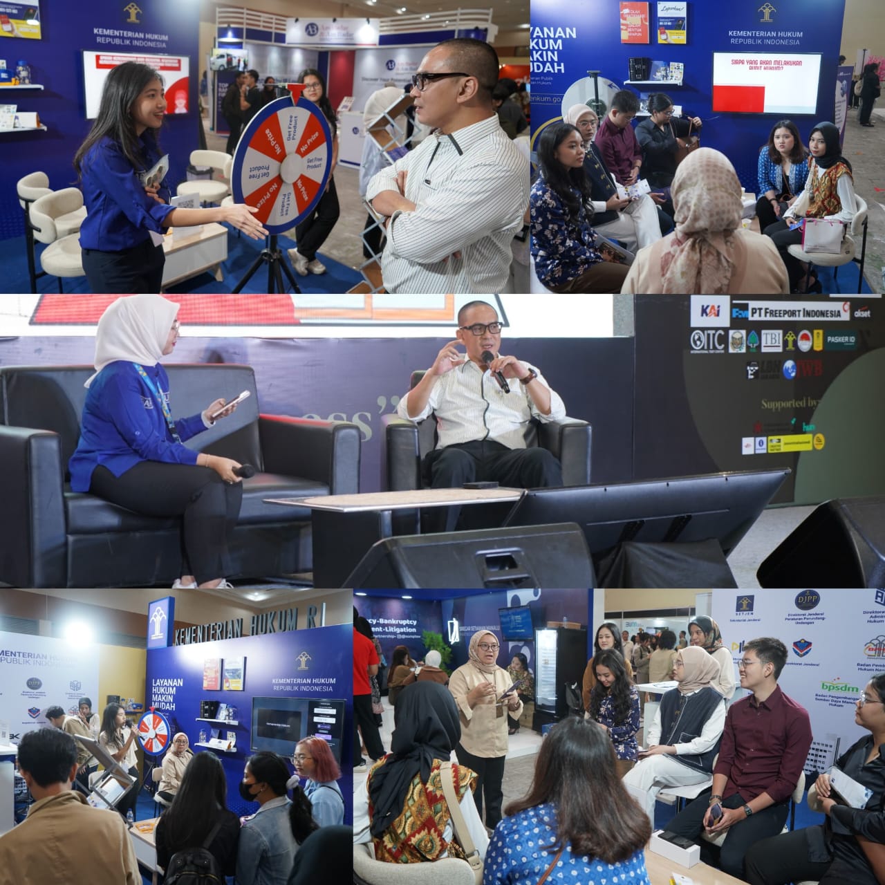 Ronald Lumbuun Kepala Biro Hukum, Komunikasi Publik, dan Kerja Sama Kementerian Hukum (Kemenkum) saat menjadi pembicara