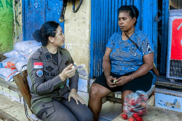 Damai menyelimuti pinggiran Kota Jayapura pada Senin sore (27/01/2025).