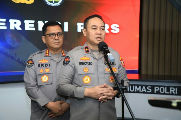 Mabes Polri ungkap Hasil Sidang Etik Kasus Pemerasan DWP.(Foto: Brigjen Pol Trunoyudo Wisnu Andiko, ist)