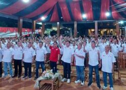 Bupati dan Wakil Bupati Minahasa Utara yang juga sebagai calon Kepala Daerah Periode 2024 Kabupaten Minahasa Utara (Minut) saat ini, Joune Ganda dan Kevin William Lotulung (JG-KWL).