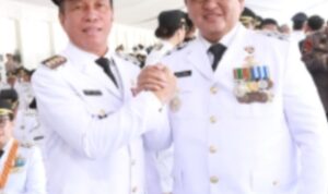 Franky Donny Wongkar, SH dan BRIGJEN TNI (Purn) Theodorus Kawatu, SIP., Mengikuti Pelantikan Serentak Kepala Daerah dan Wakil Kepala Daerah Tahun 2025 oleh Presiden Prabowo Subianto di Kompleks Istana Kepresidenan, Jakarta pada kamis 20 februari 2025.