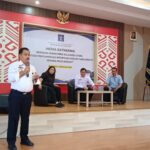 Suasana Media Gathering bersama Insan Pers, di Aula Mapalus Kemenkumham Sulut , Rabu (5/1/2025).