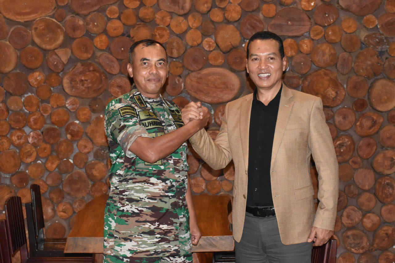 Panglima Komando Daerah Militer (Pangdam) XIII/Merdeka Mayor Jenderal TNI Suhardi, menerima audiensi dari Pimpinan Wilayah Pegadaian Sulawesi Utara, Tengah, Gorontalo (Suluttenggo)