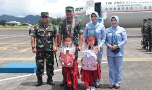 Kunjungi Kota Manado, Danlanudsri Sambut Kedatangan Kasau