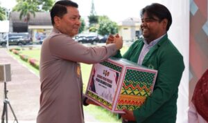 Polda Sulawesi Utara (Sulut) melaksanakan bakti sosial (Baksos) Polri Presisi bersama mahasiswa, Aliansi Badan Eksekutif Mahasiswa (BEM) dan Organisasi Kemasyarakatan Pemuda (OKP) dalam rangka menyambut bulan suci Ramadan 1446 H, Kamis (27/2/2025).