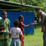 Senyum kebahagiaan terpancar di wajah anak-anak Kabupaten Yalimo saat Satuan Tugas Bantuan Operasi (Satgas Ban Ops) Damai Cartenz 2025 hadir membawa kehangatan dan kedamaian pada Minggu, 9 Februari 2025.