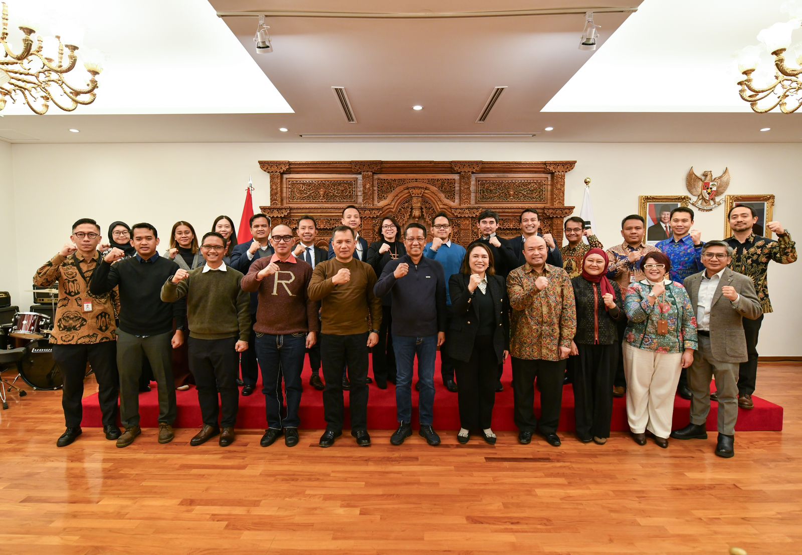 Menteri Hukum Sambangi KBRI Seoul