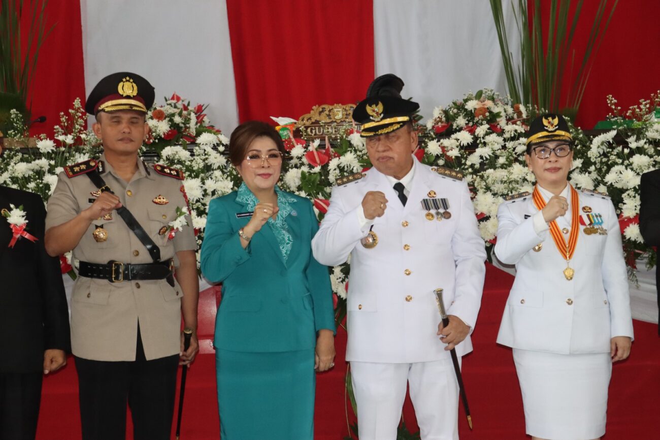 Kapolres AKBP Sophian Hadiri Rapat Paripurna dan Pidato Perdana Bupati-Wakil Minahasa