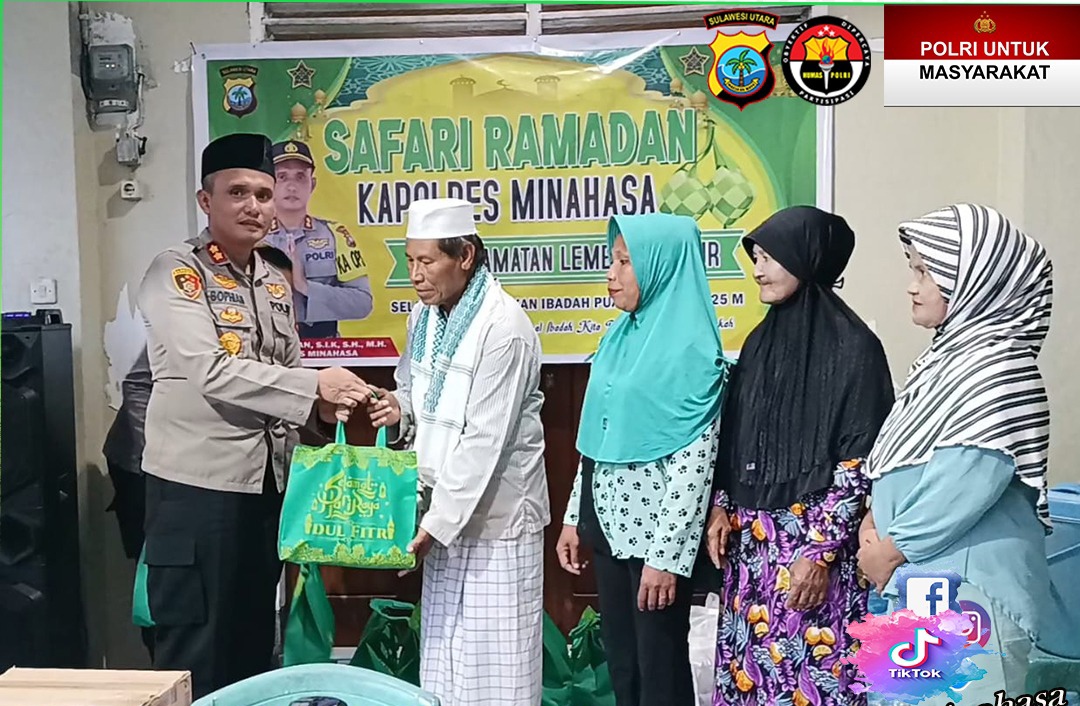 Safari Ramadhan Kapolres AKBP S Sophian Berbagi Berkah di Desa Atep Oki