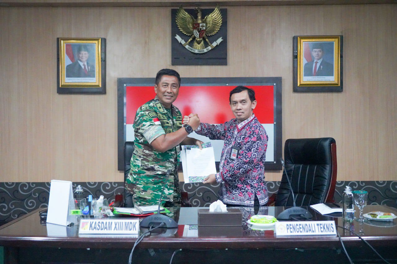 Pangdam XIII/Merdeka Mayjen TNI Suhardi, dalam sambutannya yang dibacakan Kasdam Brigjen TNI Yustinus Nono Yulianto, memberikan apresiasi kerja Tim Pemeriksa BPK RI
