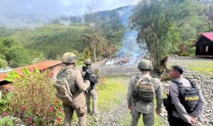 Rumah kosong di Kampung Trikora, Distrik Pruleme, Kabupaten Puncak Jaya, Provinsi Papua Tengah, dilaporkan terbakar pada Jumat (28/2) pagi.