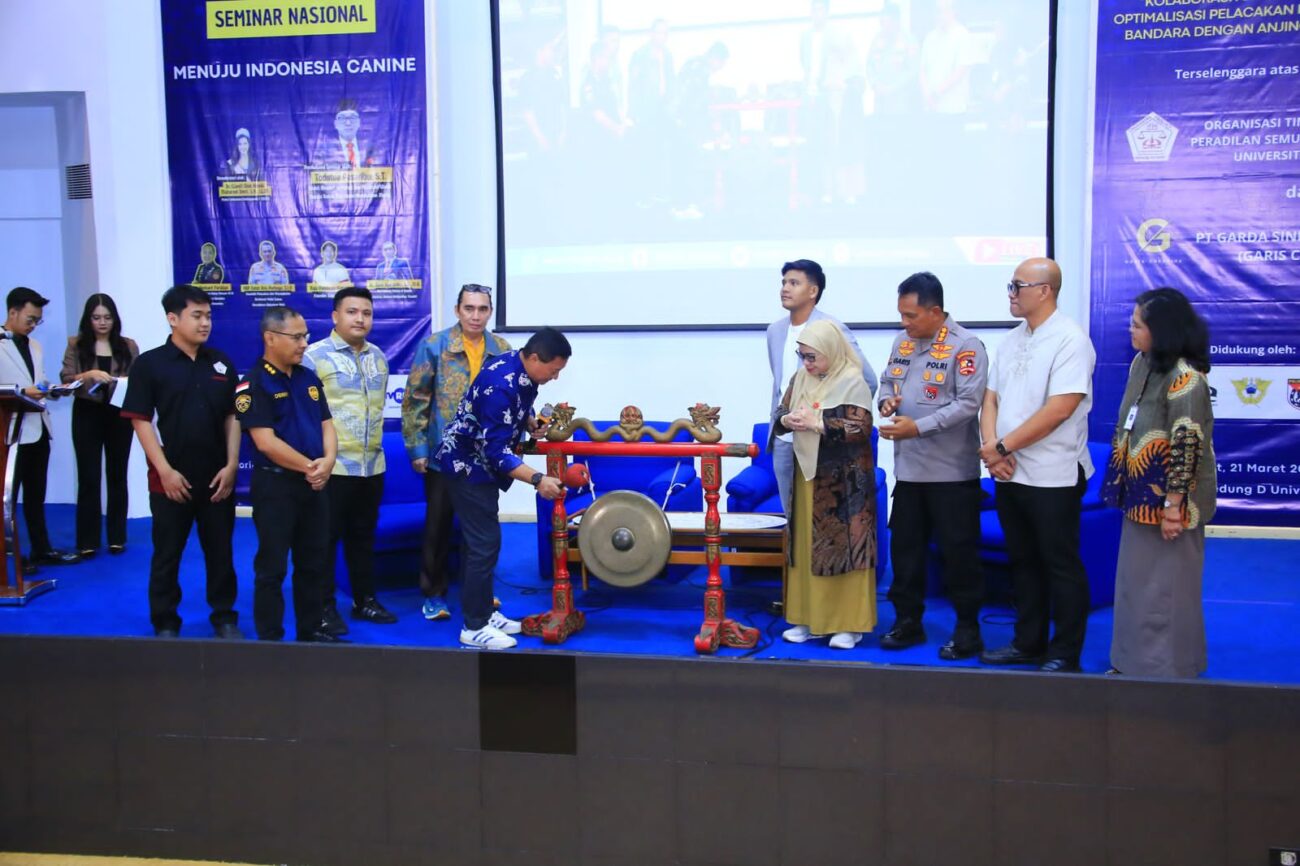 Seminar Nasional Menuju Indonesia Canine Bahas Kolaborasi Antarlembaga Dalam Pelacakan Barang Ilegal di Bandara