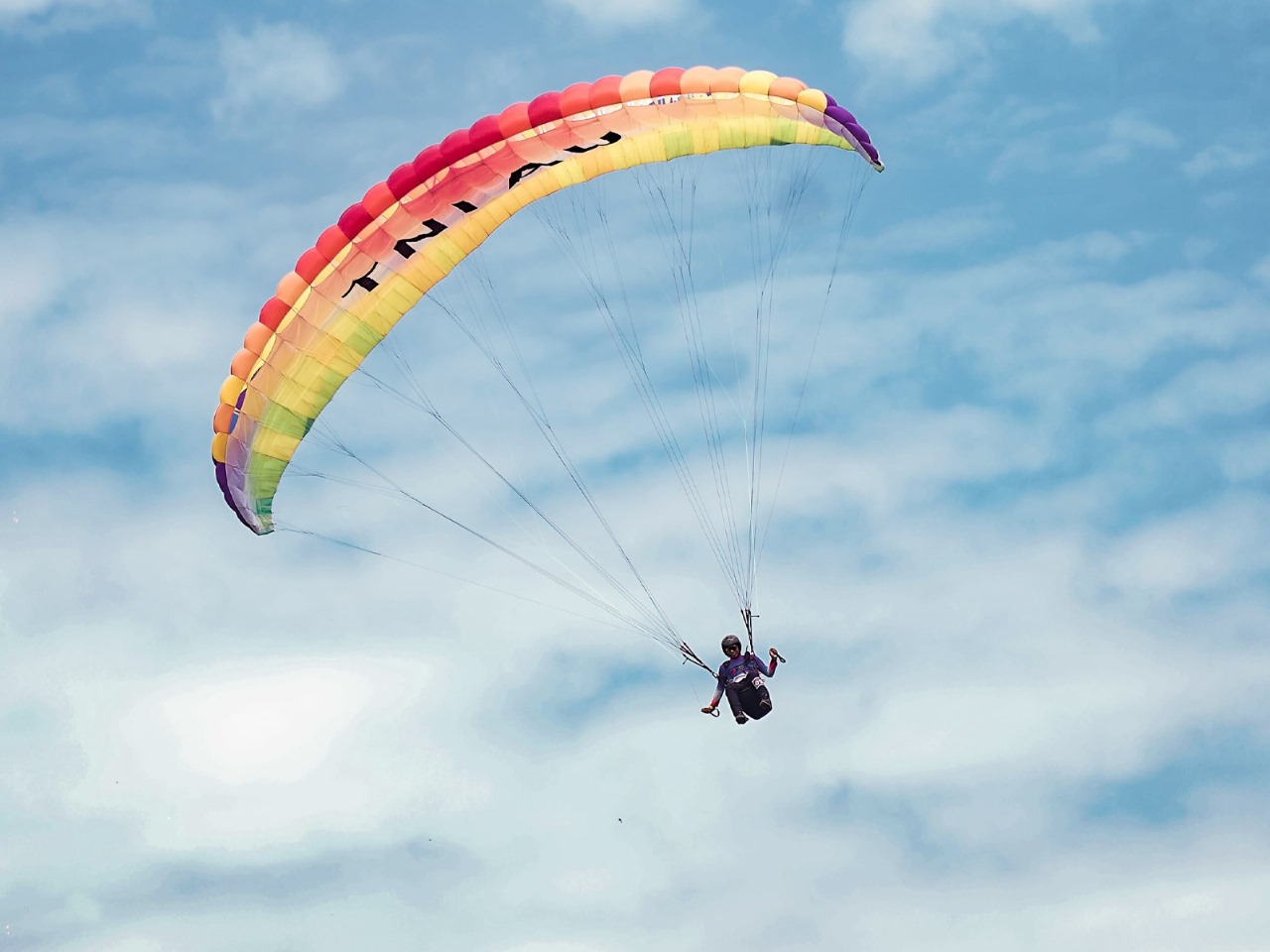 Paralayang Lanud Sam Ratulangi berpartisipasi dalam even Teluk H2M Fest One Stop Adventure yang resmi dibuka Wakil Gubernur Sulawesi Utara Dr. J. Victor Mailangkay, S.H., M.H., di pesisir pantai Teluk H2M, Desa Motandoi, Bolaang Mongondow Selatan, Sulawesi Utara. Jumat (11/4/2025).