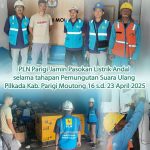 PLN Pastikan Listrik Andal Selama Pemungutan Suara Ulang Pilkada Parigi Moutong
