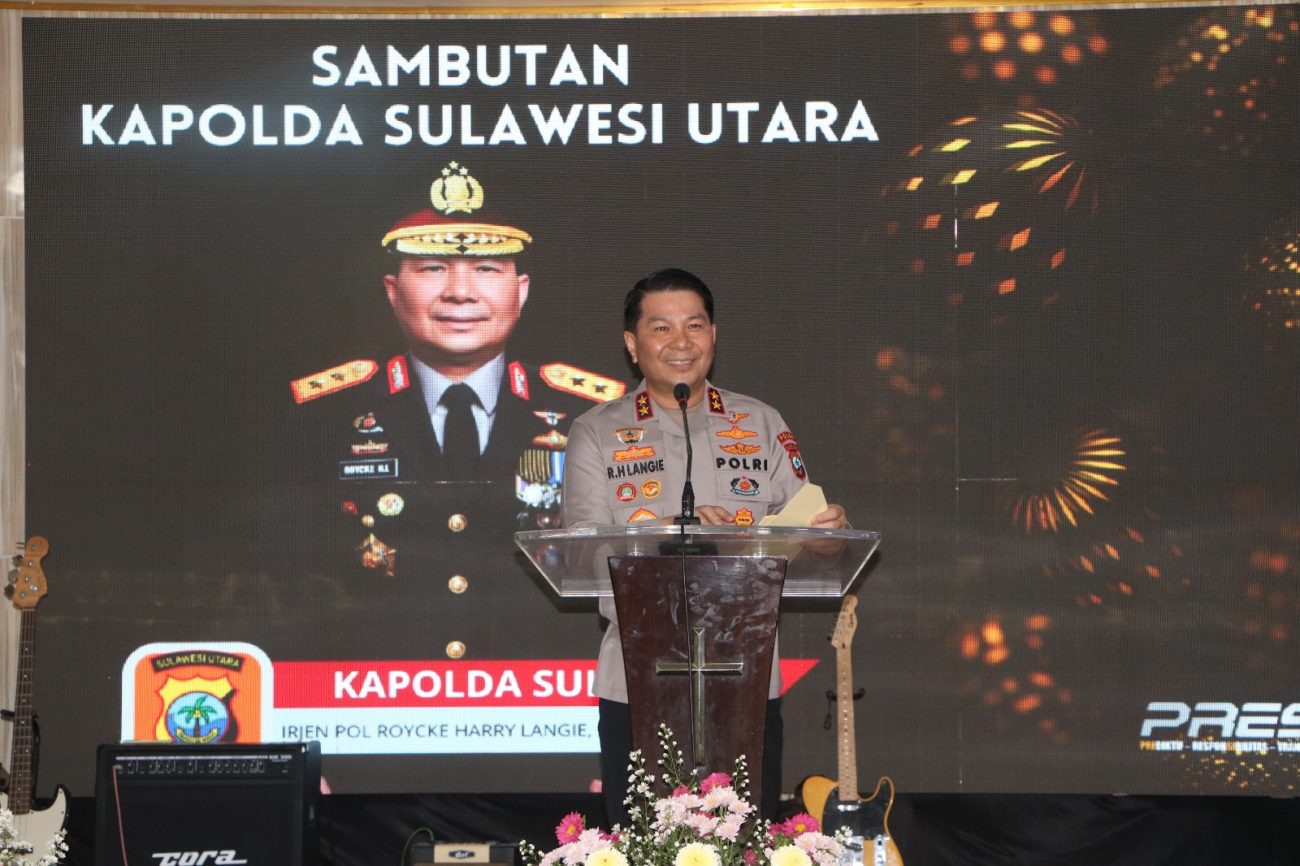 Kapolda Sulut Irjen Pol Roycke Harry Langie mengajak personel Polda meningkatkan semangat pelayanan kepada masyarakat dan menjaga kamtibmas.