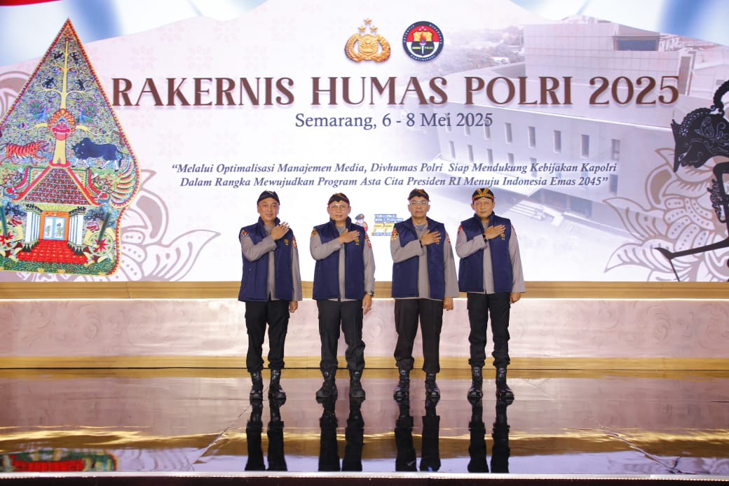 Rakernis Humas Polri Tahun Anggaran 2025 resmi dibuka di Gedung Serbaguna Akademi Kepolisian (Akpol) Semarang, Jawa Tengah