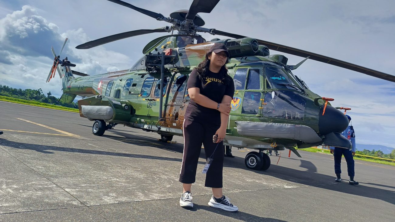 Pangkalan TNI AU (Lanud) Sam Ratulangi menggelar kegiatan Open Base dan Static Show pesawat di Sekitar Bandara Sam Ratulangi, Minggu (18/5/2025). 