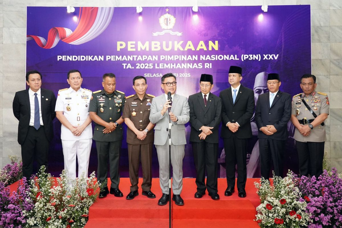Gubernur Lemhannas RI Dr. H. TB. Ace Hasan Syadzily, M. Si, mengungkapkan harapannya terhadap peserta Program Pendidikan dan Pemantapan Pimpinan Nasional, ( P3N) 25 lembaga RI.