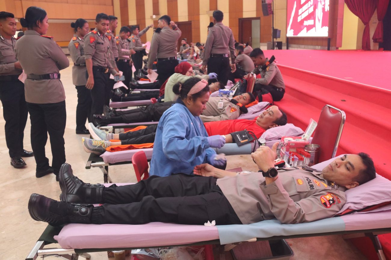 STIK Lemdiklat Polri Gelar Donor Darah Sambut Dies Natalis ke-79