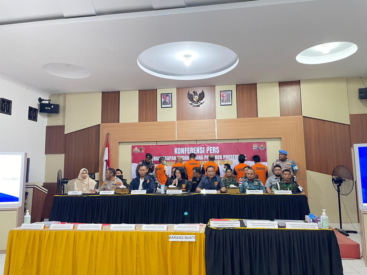 Bareskrim Polri Polri melalui Satgas Penegakan Hukum Perlindungan Pekerja Migran Indonesia (PMI) yang dipimpin oleh Bareskrim Polri berhasil mengungkap sembilan kasus tindak pidana perdagangan orang (TPPO) di wilayah Kalimantan Utara.