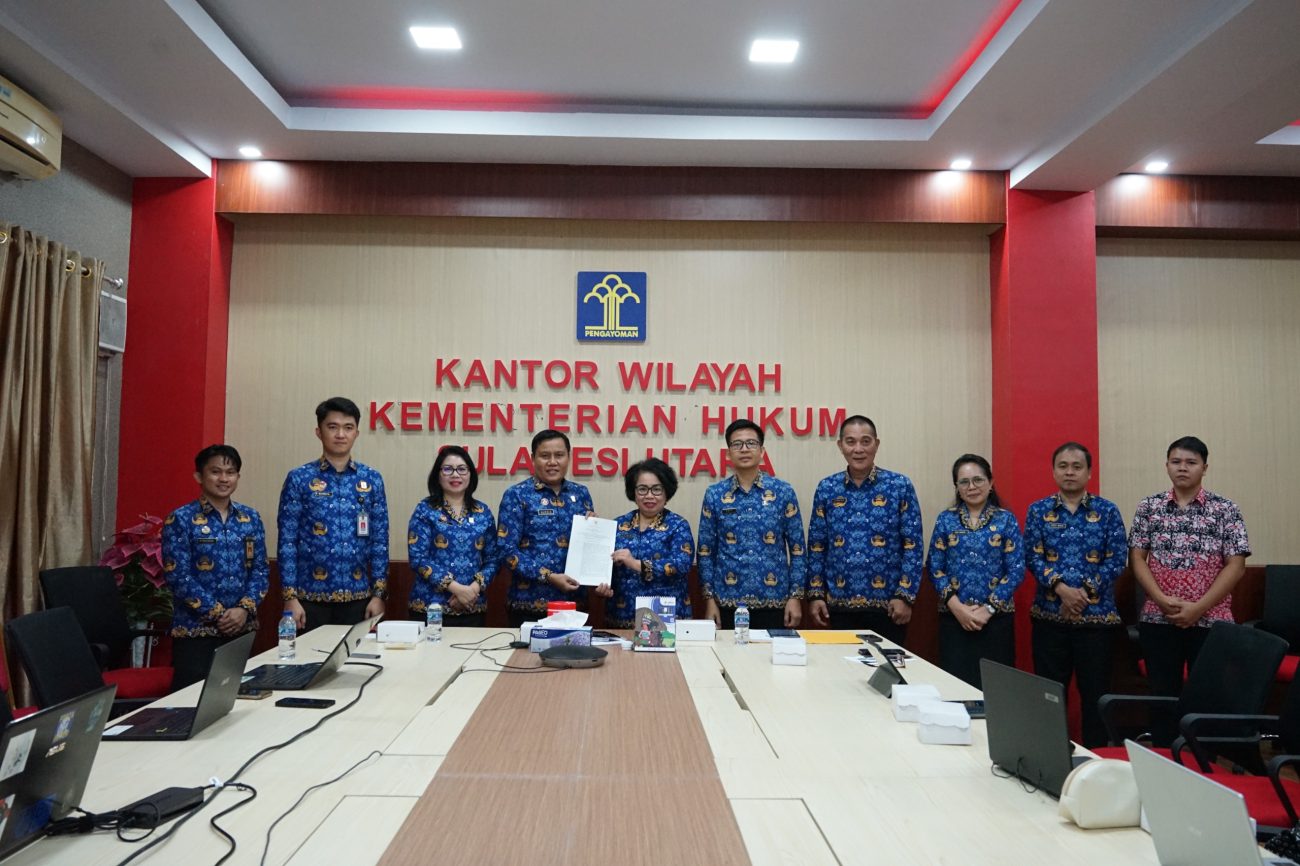 Kurniaman Telaumbanua Kemenkum Sulawesi Utara menggelar rapat harmonisasi Rancangan Peraturan Gubernur Sulut tentang Perubahan atas Peraturan Gubernur Nomor 15 Tahun 2024 tentang Penjabaran Anggaran Pendapatan dan Belanja Daerah (APBD) Tahun Anggaran 2025, Selasa (20/5/2025).