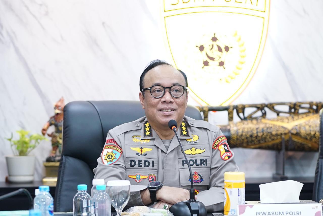 Inspektur Pengawasan Umum (Irwasum) POLRI, Komjen Pol. Prof. Dr. Dedi Prasetyo, S.H., M.Hum., M.M.,