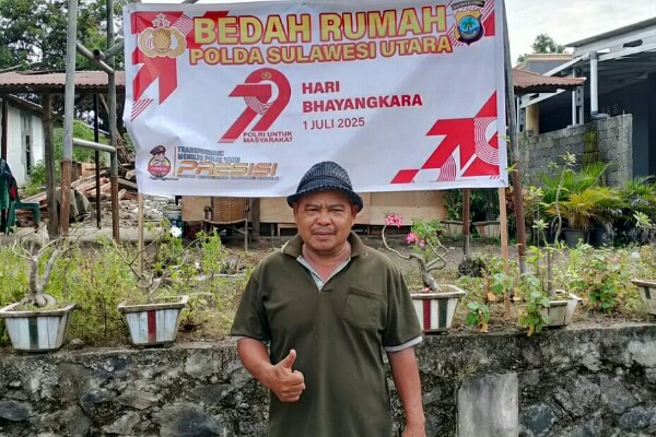 Kendy Raranta (57), warga Desa Pakuweru, Kecamatan Tenga, Kabupaten Minahasa Selatan (Minsel).