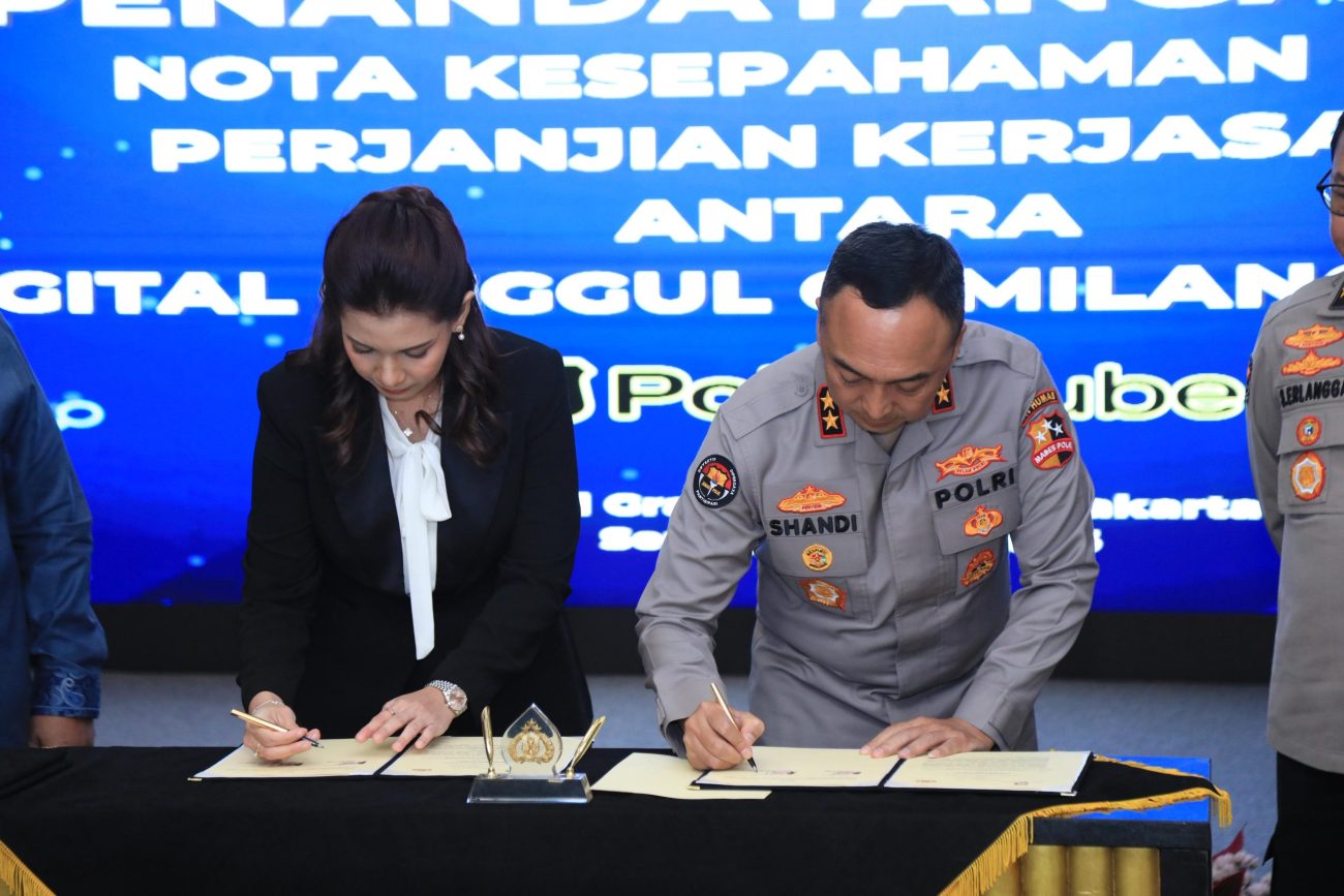 Divisi Humas Polri secara resmi menjalin kerja sama dengan PT Digital Unggul Gemilang melalui penandatanganan nota kesepahaman.