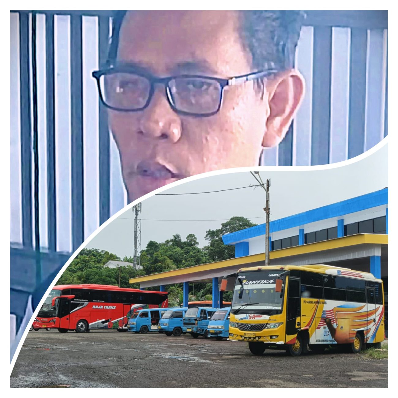 Ketua Organisasi Angkutan Darat (Organda) Sulawesi Utara, Novry J. Rengkung