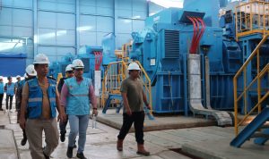 PT PLN (Persero) resmi mengoperasikan Pembangkit Listrik Tenaga Mesin Gas (PLTMG) Luwuk 40 MW di Desa Nonong, Kecamatan Batui, Kabupaten Banggai, Sulawesi Tengah, Senin 23 Juni 2025.