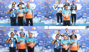 Hari Bakti TNI Angkatan Udara ke-78, Pangkalan TNI AU Sam Ratulangi menggelar kegiatan Airforcerun 2025 yang berlangsung meriah dan penuh semangat di Pohon Kasih Kawasan Megamas , Manado, pada Sabtu (19/7/2025).