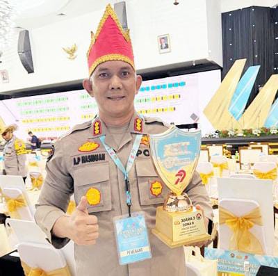Polda Sulawesi Utara (Sulut) melalui Bidang Humas meraih juara 3 kategori Polda Zona B