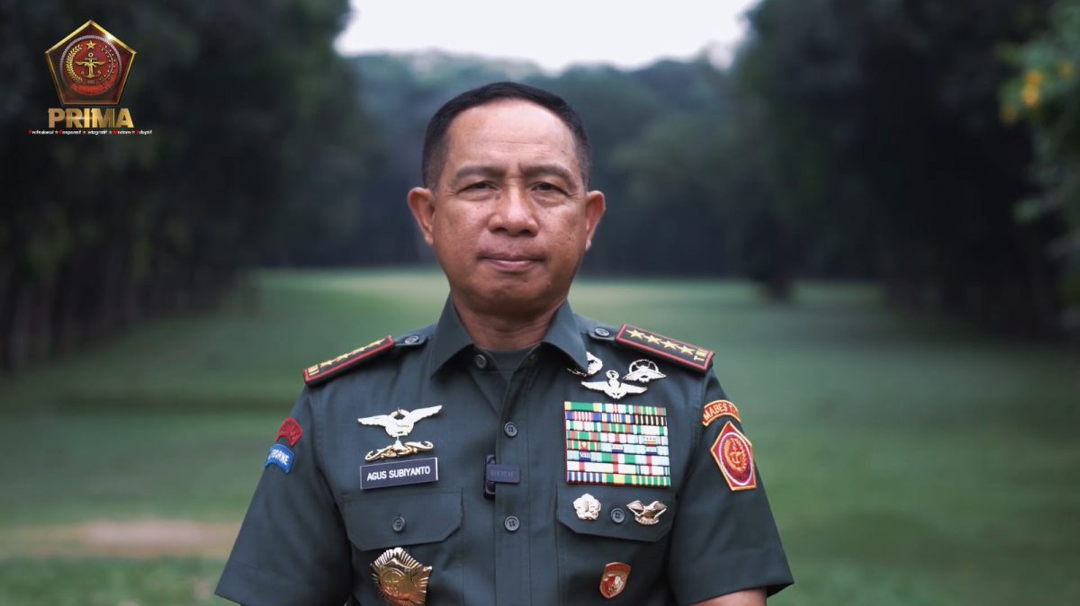 Panglima TNI Jenderal Agus Subianto